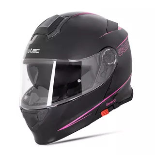 Preklopna čelada W-TEC Venero - Magic Matt Black