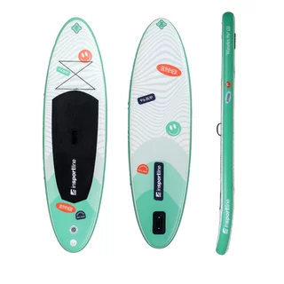 SUP Deska za veslanje z dodatki inSPORTline Wavelet 9'6" - zelena