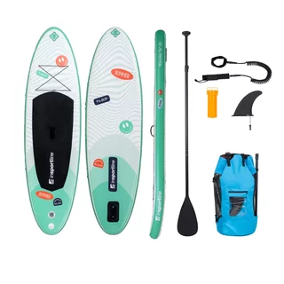 SUP Deska za veslanje z dodatki inSPORTline Wavelet 9'6" - zelena