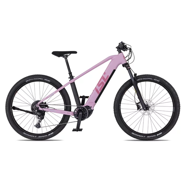 Žensko gorsko e-kolo inSPORTline ISL Asuki EVO 835 Wh 27,5" - model 2026 • doseg do 180 km - Dusted Pink - Dusted Pink