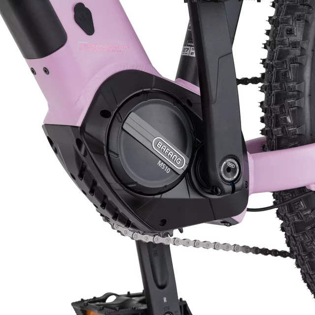 Žensko gorsko e-kolo inSPORTline ISL Asuki EVO 835 Wh 27,5" - model 2026 • doseg do 180 km - Dusted Pink