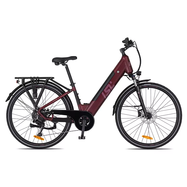 E-kolo inSPORTline ISL Eclion 648 Wh 28" - 2026 - Sunbeam Yellow - Velour Red