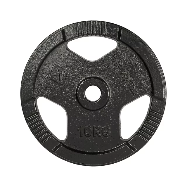 Litoželezna utež inSPORTline Hamerton Black 10 kg 30 mm