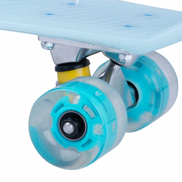 Svetleči pennyboard WORKER Lumy 22" - roza