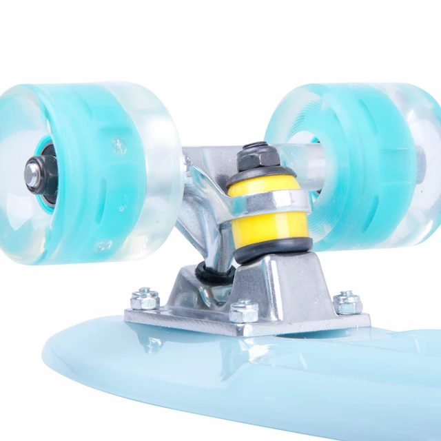 Svetleči pennyboard WORKER Lumy 22" - roza