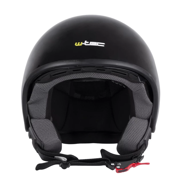 Moto čelada za skuter W-TEC FS-710S Revolt Black - Črna z zvezdo