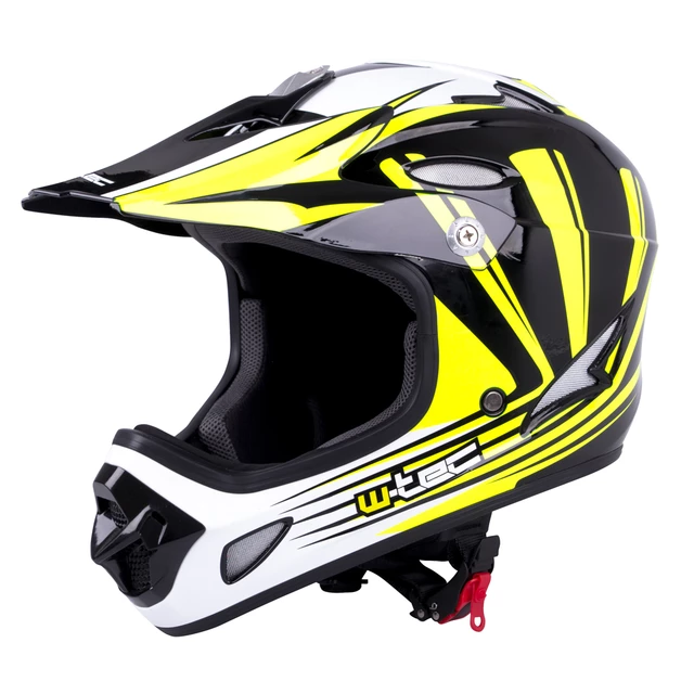Downhill čelada W-TEC FS-605 - Cartoon - Rumena Grafika