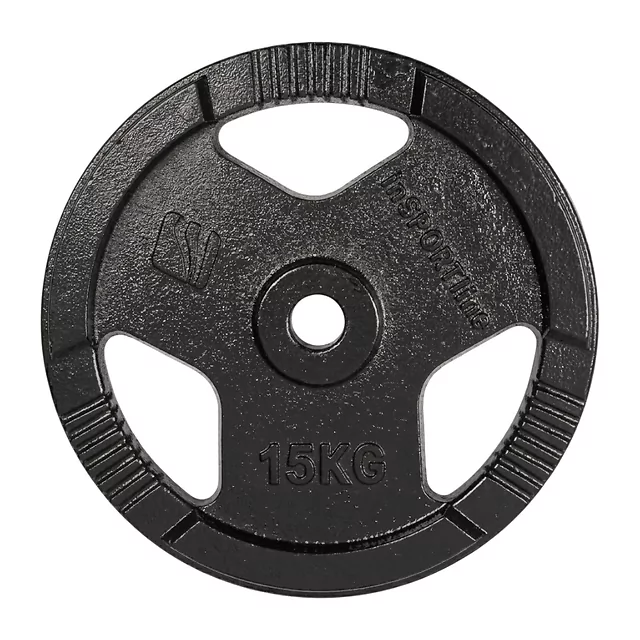 Litoželezna utež inSPORTline Hamerton Black 15 kg 30 mm