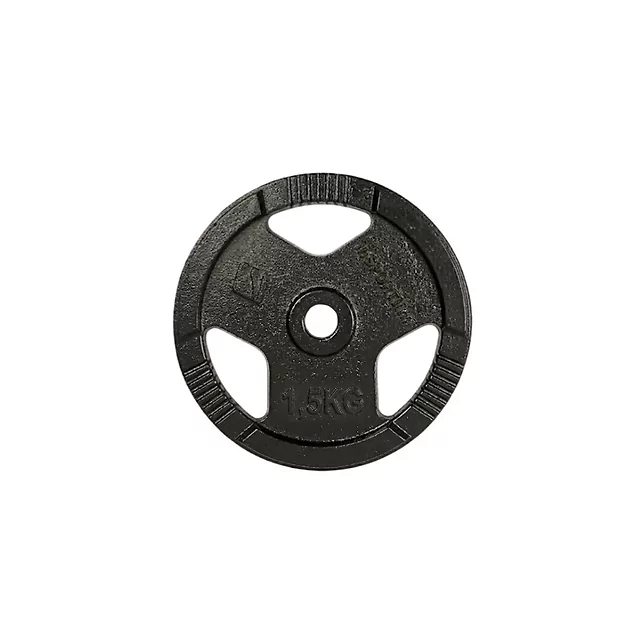 Litoželezna utež inSPORTline Hamerton Black 1,25 kg 30 mm