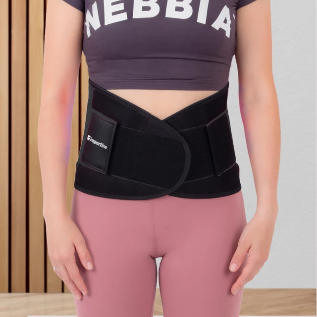 Neoprenski pas inSPORTline Waistrim - črna