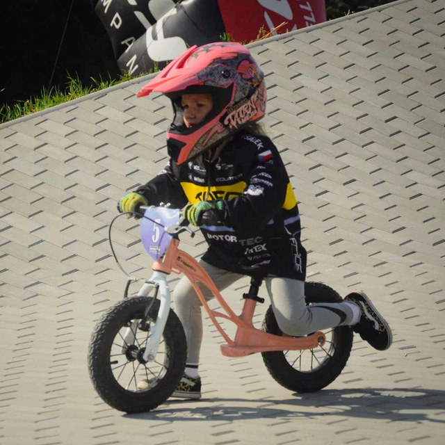 Otroški poganjalec inSPORTline Pufino - breskev