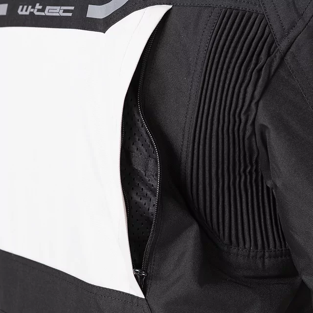 Moto jakna W-TEC Warao - črna-fluo