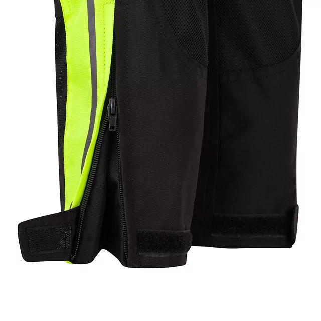 Otroške moto hlače W-TEC Pinapoco - črna-fluo