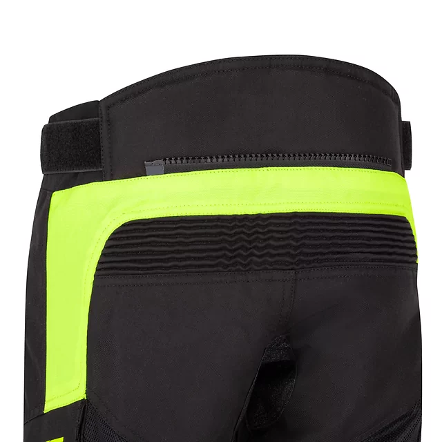 Otroške moto hlače W-TEC Pinapoco - črna-fluo