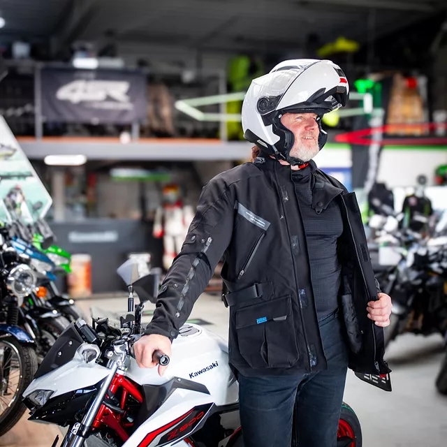 Moto jakna W-TEC Nykolas - črna