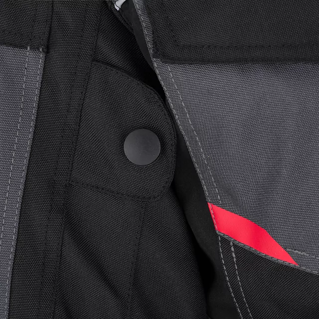 Ženska motoristična jakna W-TEC Radana - černo-šedo-červená