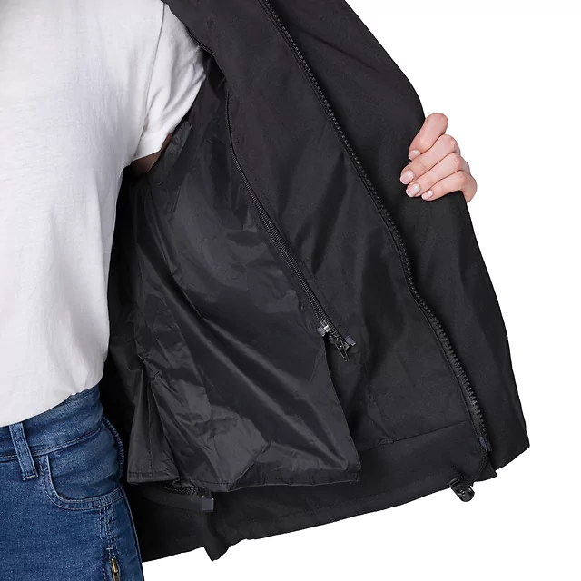 Ženska motoristična jakna W-TEC Radana - černo-šedo-červená