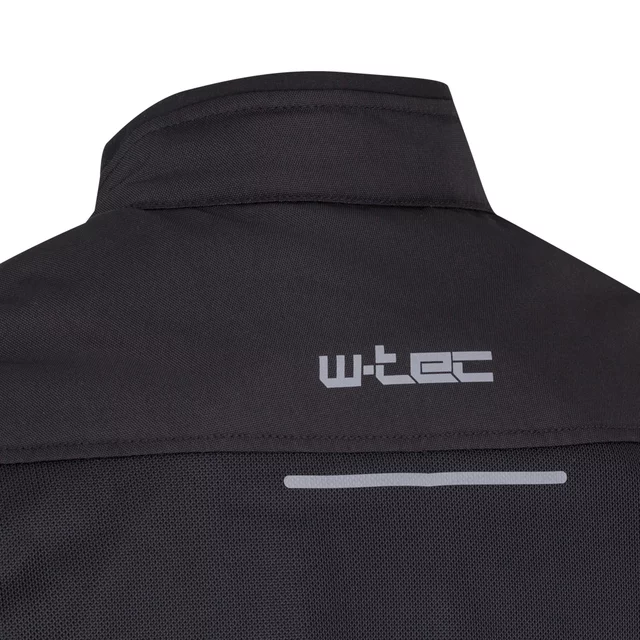 Poletna moška moto jakna W-TEC Mirelio - črna-fluo