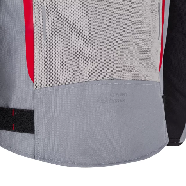 Poletna moška moto jakna W-TEC Mirelio - črna-fluo