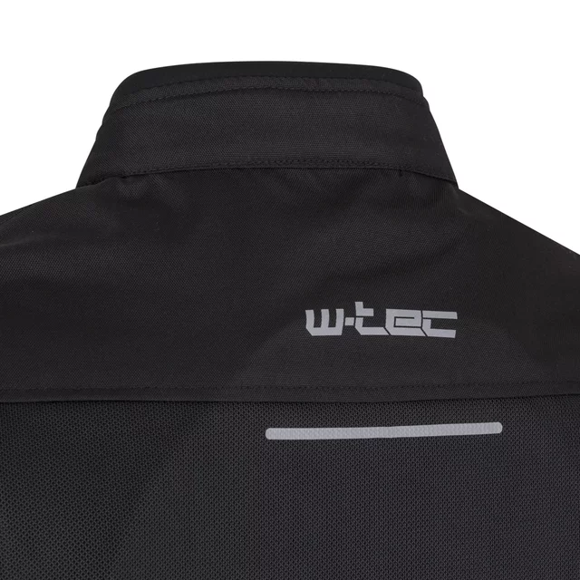 Poletna moška moto jakna W-TEC Mirelio - črna-fluo