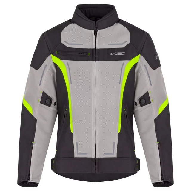 Poletna ženska moto jakna W-TEC Mirelia - črna-siva