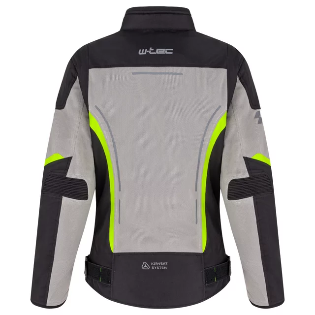 Poletna ženska moto jakna W-TEC Mirelia - črna-siva