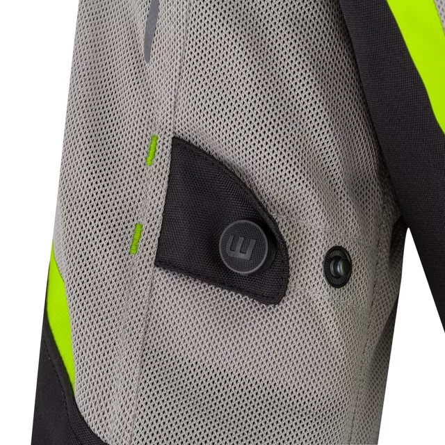 Poletna ženska moto jakna W-TEC Mirelia - črna-siva