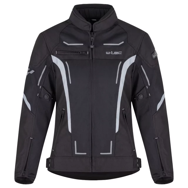 Poletna ženska moto jakna W-TEC Mirelia - črna-siva