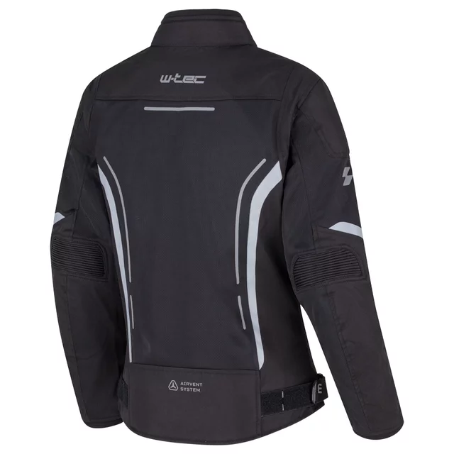 Poletna ženska moto jakna W-TEC Mirelia - črna-siva