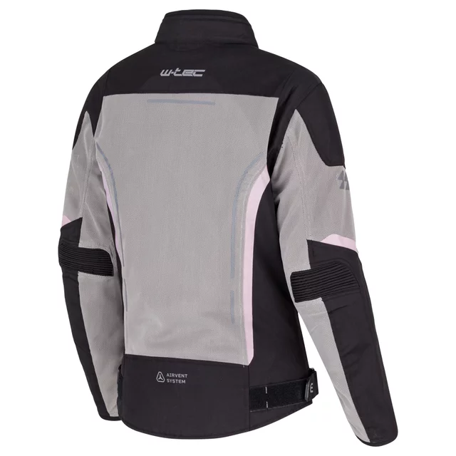Poletna ženska moto jakna W-TEC Mirelia - črna-siva