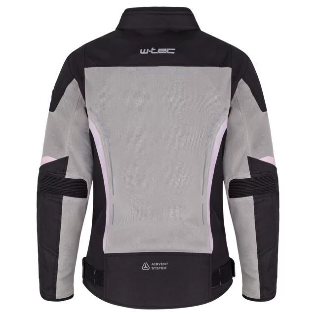 Poletna ženska moto jakna W-TEC Mirelia - črna-siva