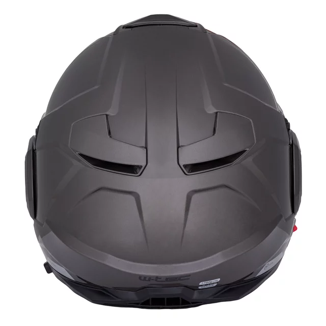 Preklopna moto čelada W-TEC Zoroz P/J - Metallic Grey