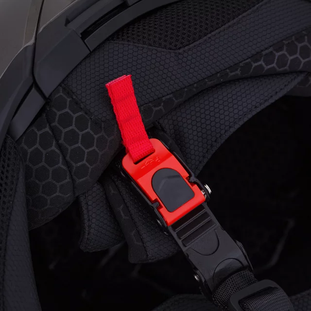 Preklopna moto čelada W-TEC Zoroz P/J - Metallic Grey