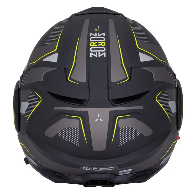 Preklopna moto čelada W-TEC Zoroz P/J - Metallic Grey