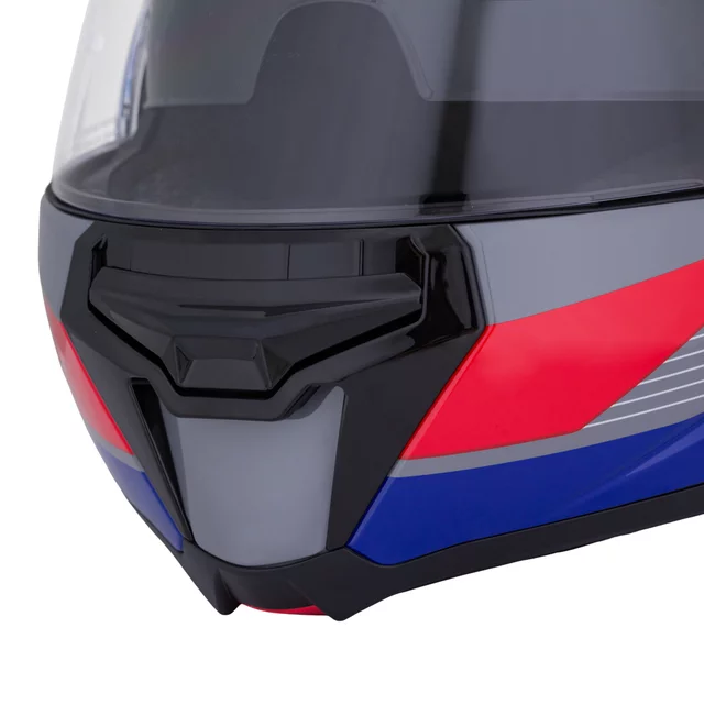 Preklopna moto čelada W-TEC Zoroz P/J - Metallic Grey