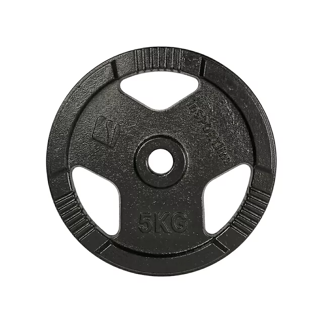 Litoželezna utež inSPORTline Hamerton Black 5 kg 30 mm