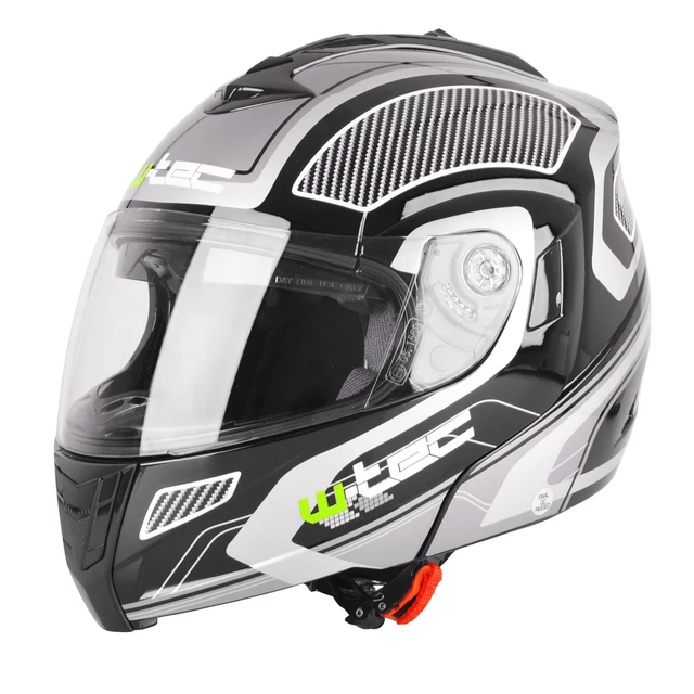 Moto čelada W-TEC NK-839 - S-Cape White Red