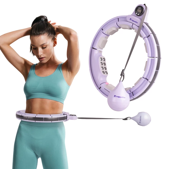Masažni obroč inSPORTline Weight Hoop Pro 69-105 cm