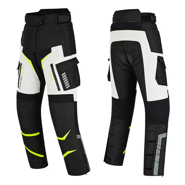 Ženske moto hlače W-TEC Warao Lady - črna-modra