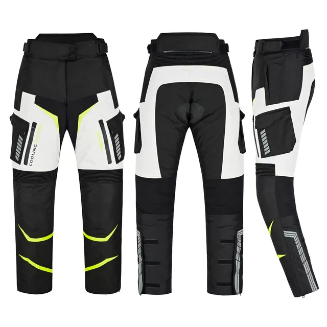 Ženske moto hlače W-TEC Warao Lady - črna-modra