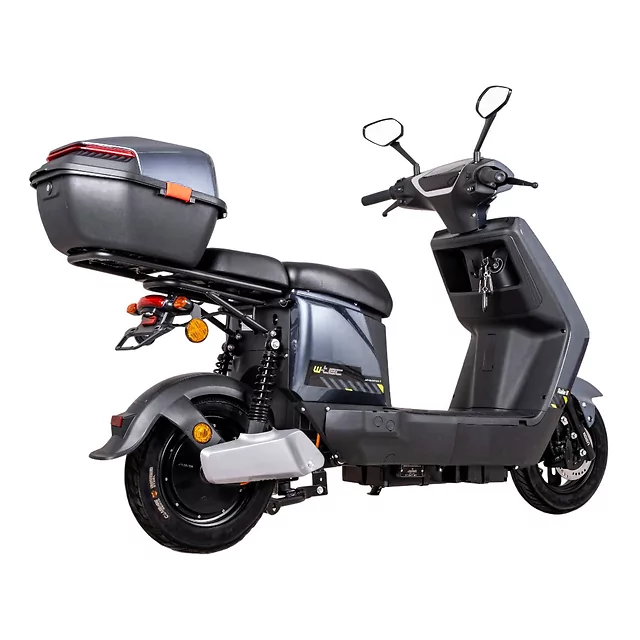 Električni skuter W-TEC Raike II 16'' • do 70 km • 25 km/h • brez vozniškega dovoljenja - črna-srebrna