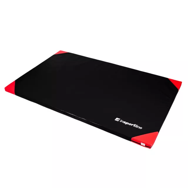 Gimnastična blazina inSPORTline Gabyk T90 200x120x6 cm - črna
