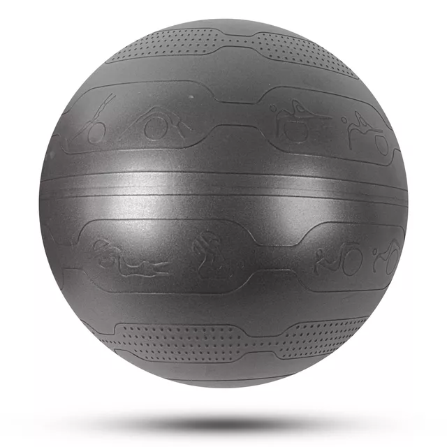 Gimnastična žoga inSPORTline Stretch Ball 65 cm - črna
