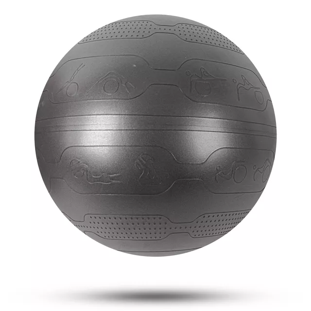 Gimnastična žoga inSPORTline Stretch Ball 55 cm - črna