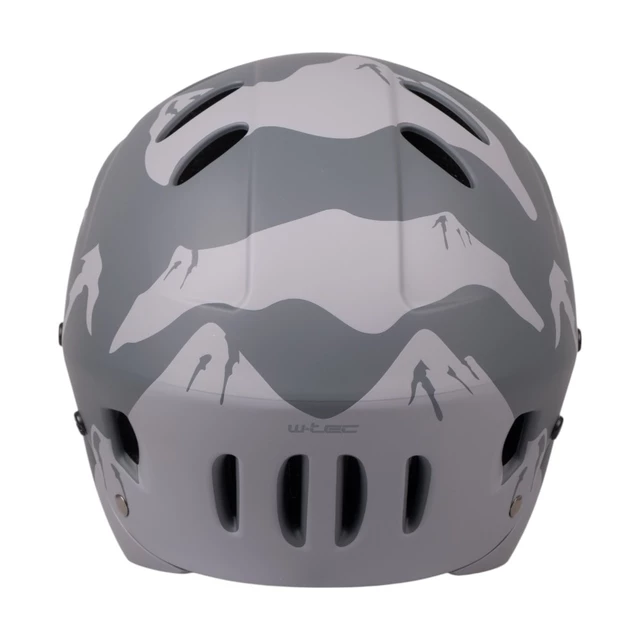 Downhill čelada W-TEC Campanero - siva mat