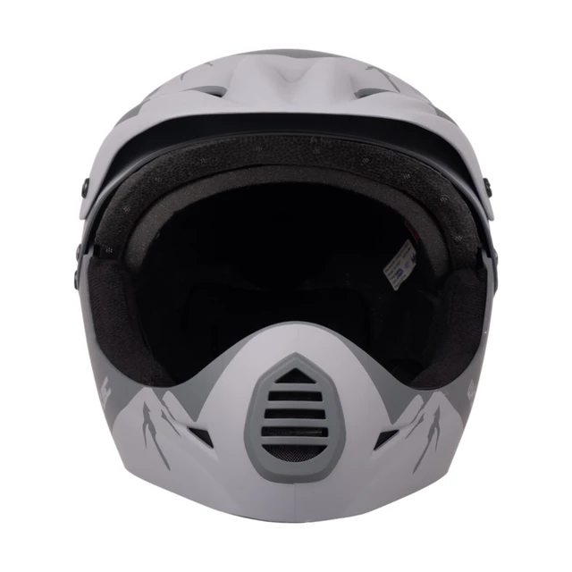 Downhill čelada W-TEC Campanero - siva mat