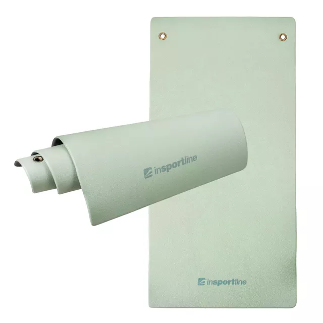 Podloga za vadbo inSPORTline Aero Advance 120 x 60 cm - oranžno-roza - mentol-siva