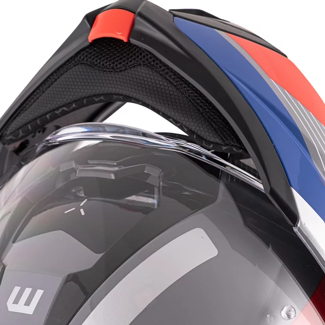Preklopna moto čelada W-TEC Zoroz P/J - Metallic Grey