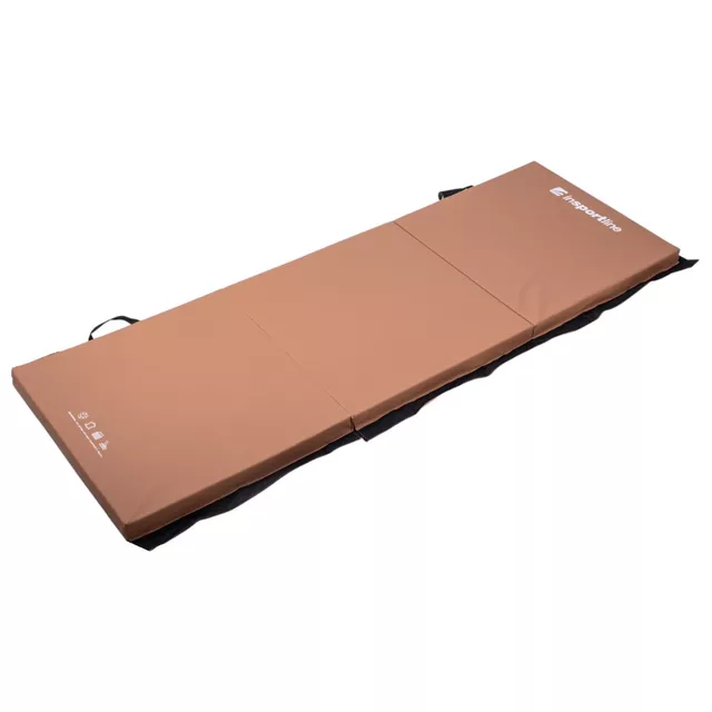 Zložljiva gimnastična blazina inSPORTline Trifold 180x60x5 cm - rdeča