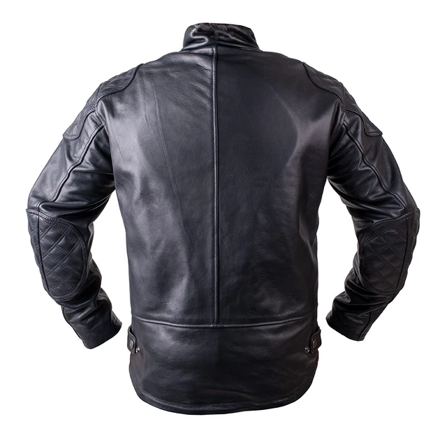 Usnjena moto jakna W-TEC Valebravo - črna